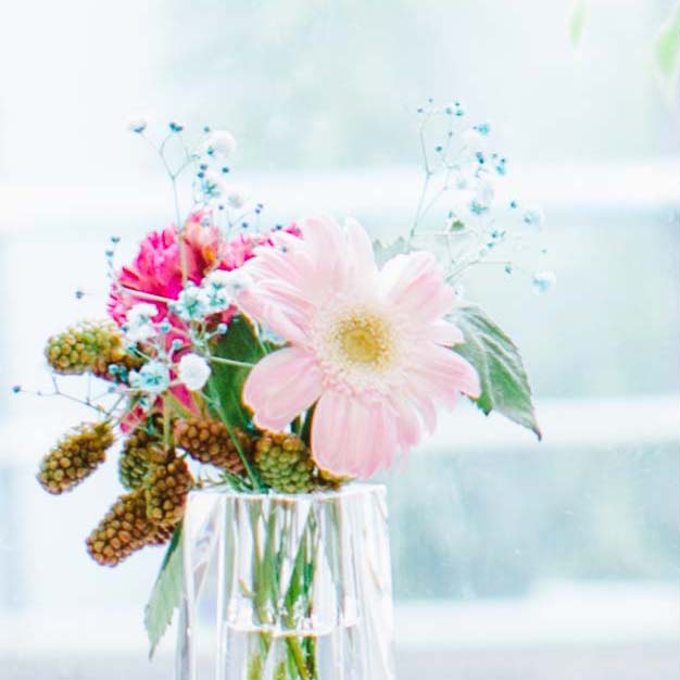 内装のお花の写真